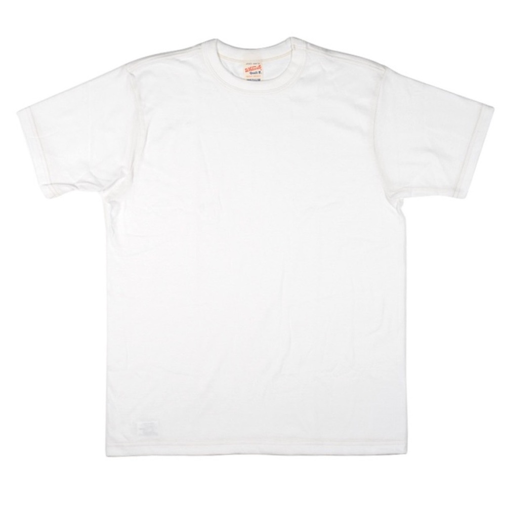 Whitesville Men’s Quali-T Shirt Heavy Weight White Short Sleeve Cotton Tee sz L